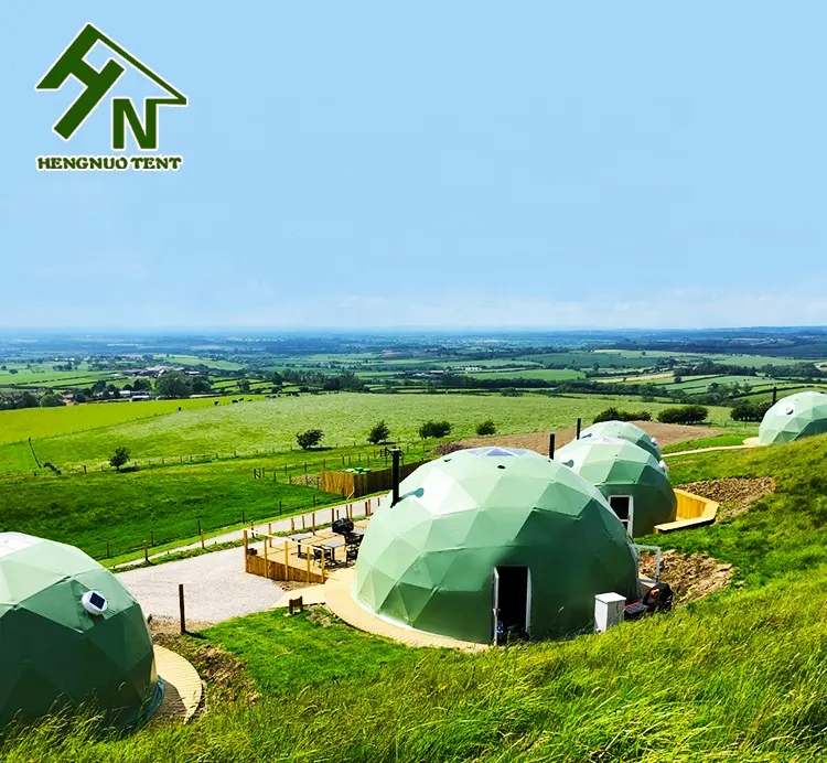 Tienda de campaña de casa prefabricada de camping de hotel de lujo para Farm Resort