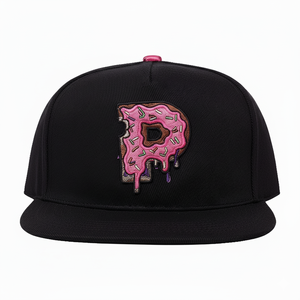 Unisex 5-Panel Snapback with Custom Logo 100% Cotton Flat Brim Casual Style for Adults for Outdoor Sports and Hip Hop - Product Image 5