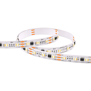 Striscia LED ad alta efficienza CRI 80 90 95 RGBTW RGBWW 60 LED/m SMD5050 5-in-1 12V RGBWW RGBTW Dual White UCS2905 - Product Image 3