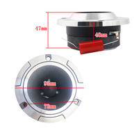 Panier en aluminium d'approvisionnement d'usine 3 pouces 4 Ohm Audio Super voiture Twitter haut-parleur Tweeter conception pour les modèles Accord City Insight