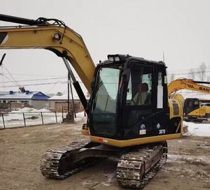 Excavatrice Caterpillar 307D d'occasion, 7 tonnes, petite pelle sur chenilles, d'origine, avec chenilles en acier - Product Image 2