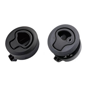 XK246 Round Lock Zylinder 2 "Flush Pull Slam Latches RV Boots tür Luke Schrank Kunststoff Boot Slam Latch Deck Hatch Türschloss - Product Image 4