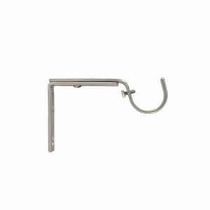 ECLECTIC LINE - Juego de 2 soportes de pared extensibles de 9-11 cm, color cromo satinado - Product Image 1