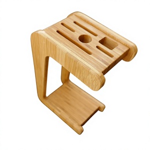 Support à couteaux en bambou avec emplacements pour couteaux et ustensiles, support de rangement de cuisine écologique fabriqué au Vietnam - Product Image 1