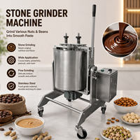 Raffineur de chocolat haute précision 10L 25L, moulin à pierre de granit, machine à broyer le cacao, réglage de la finesse