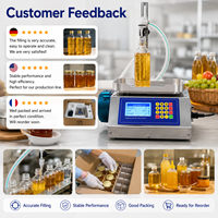 Machine de remplissage de liquides de haute précision, portable, automatique, pour la production à petite échelle