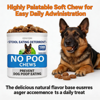 Lucpets - Golosinas Masticables Orgánicas para Aliviar Alergias en Perros, Apoyo Inmunológico, Salud de la Piel y el Pelaje, Salud Digestiva, Salud de las Articulaciones de la Cadera, Sin Granos, para Perros Mayores