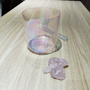 Cuenco de Cristal Transparente Q're, Cuenco de Cristal de Cuarzo de Color Claro, Instrumentos de Sanación por Sonido, Meditación, Yoga - Product Image 6