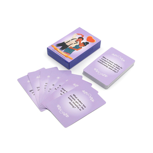 Textuur Embossing Uv-Printen Op Maat Gemaakte Sex-Leuke Kaartspellen En Volwassenen Intiem Kaartspel Met Zoemer Opvouwbaar Tafelkaartenspel - Product Image 2