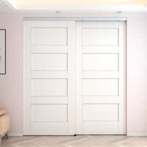 Hệ Thống Cửa Tủ Quần Áo Theo Dõi Hai Kênh Không Có Rãnh Phía Dưới - Product Image 3