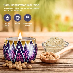 Bougies <span class=keywords><strong>de</strong></span> soja parfumées <span class=keywords><strong>Bougie</strong></span> <span class=keywords><strong>de</strong></span> luxe en étain avec ensemble <span class=keywords><strong>de</strong></span> fleurs sèches pour mariage Noë<span class=keywords><strong>l</strong></span> Bougies <span class=keywords><strong>de</strong></span> <span class=keywords><strong>l</strong></span>'<span class=keywords><strong>avent</strong></span> Coffret cadeau - Product Image 3