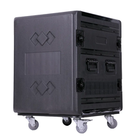 19 "2U 3U 4U 5U 6U 8U 10U Amplificateur Porte Coulissante Empilable AMP PE Flight Case Flight Case Micro Shockproof Event Flight Case