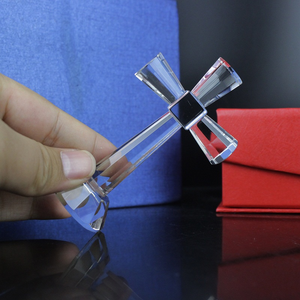 हॉट बिक्री स्पष्ट क्रिस्टल क्रॉस ग्लास क्रॉस मॉडल चर्च बपतिस्मा स्मृति चिन्ह उपहार - Product Image 6