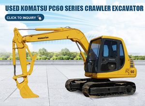 Excavadora de orugas usada KOMATSU PC60-6 PC60-7 PC60-8 de China, con bomba importada, miniexcavadora tipo oruga - Product Image 2