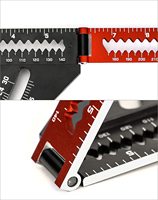 À la mode Multi-Angle Vitesse Carré Construction Pliant Triangle Règle En Alliage D'aluminium Outils De Mesure Outil De Jaugeage