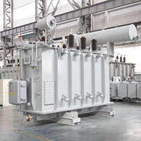 Transformateur de puissance triphasé à noyau amorphe rempli d'huile ANSI OLTC 44KV 20MVA 25MVA 30MVA pour les centrales solaires