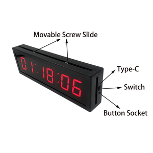 Temporizador de Juego Digital de Doble Cara Personalizado con Pantalla de <span class=keywords><strong>1</strong></span>.8 Pulgadas y 6 Dígitos, con Botón de Inicio/Parada y Alimentación por Enchufe - Product Image 3