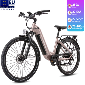 Bicicleta Eléctrica Urbana para Reparto de Comida desde Almacén en la UE, Ebike 36V 250W, Bicicleta Eléctrica para Mujer, Ebike Híbrida con Torque - Product Image 1