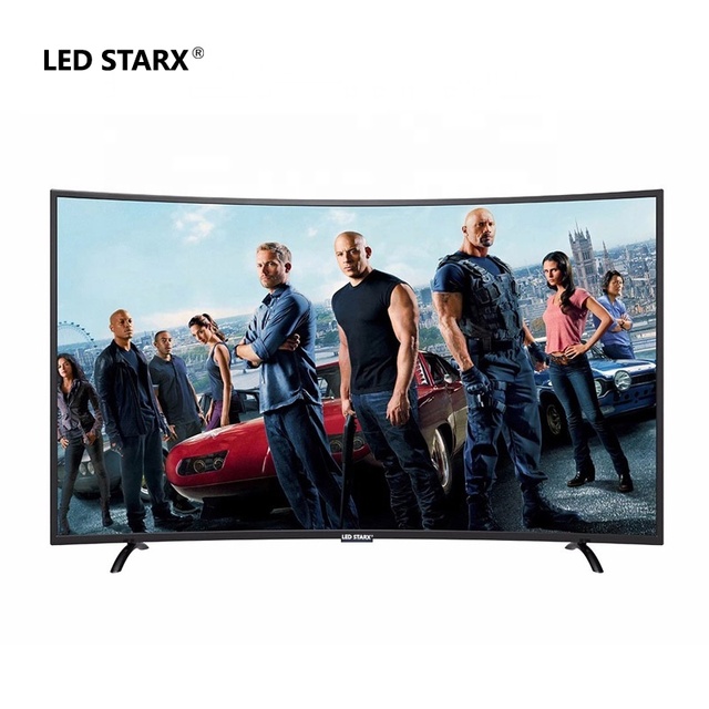 Hot Selling Curved Smart TV 50 Inch 4k Thin Led Display Screen