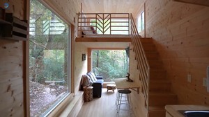 Vente en gros Maison conteneur de 40 pieds Petites maisons préfabriquées en acier Tube de grand-mère français Maison mobile préfabriquée extérieure avec remorque - Product Image 6