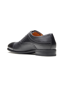 Chaussures habillées classiques pour hommes en cuir véritable à lacets, chaussures Oxford de bureau, confortables, pour mariage, chaussures de luxe OEM - Product Image 4