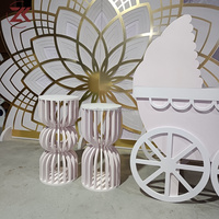 ZKAI Présentoir en PVC acrylique populaire pour gâteaux de mariage et événements – Socles de table pour décorations de mariages et événements