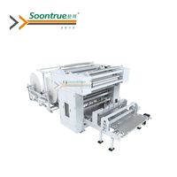 Ligne de production de mouchoirs faciaux à grande vitesse, machine automatique de fabrication et d'emballage de papier toilette et de papier tissu, du rouleau jumbo au sac