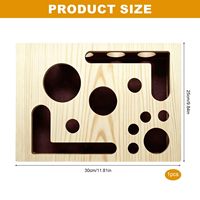 Boîte de jeu labyrinthe en bois pour chat, jeu de puzzle interactif avec balle, jouet d'intérieur pour l'auto-entretenement, soulage l'ennui et le stress