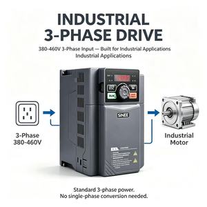 Variador de Frecuencia SINEE EM730-4R0-3B 4kW 380V VFD, Controlador de Velocidad de Motor AC con Control por APP/Wi-Fi - Product Image 3