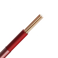 Matériau d'isolation en caoutchouc PVC et matériau conducteur en cuivre massif plat rond 3.5mm Thhn Thwn câble électrique