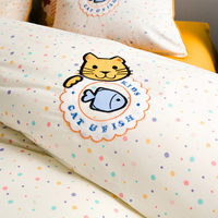 Ensemble de literie pour enfants 100 % coton, ensemble de draps de vente en gros direct d'usine