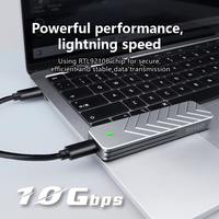 Disque Dur Externe Portable SSD USB-C Haute Vitesse avec Boîtier en Aluminium pour Montage Vidéo 4K et Jeux, Compatible jusqu'à 4 To de Stockage