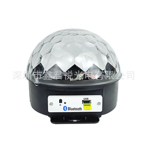Crystal Magic <b>Ball</b> Stage Light RGB Color Music Sync <b>LED</b> Party Lamp - Product Image 4