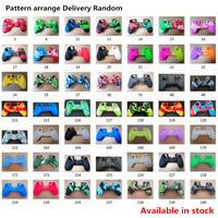 SYYTECH Housse de protection en silicone souple de couleur camouflage pour manette PS4