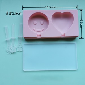Moule à glace en silicone sans BPA, motif dessin animé, pour bâtonnets de crème glacée, fabrication maison, qualité alimentaire, avec couvercle et bâtonnets - Product Image 5