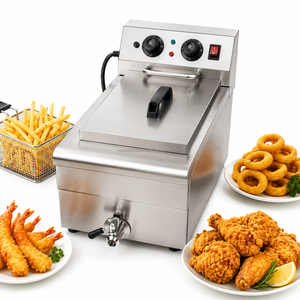 เครื่องทอดไก่ป๊อปคอร์น เครื่องทอดผักดอง เครื่องทอดจอห์นนี่เค้ก เครื่องทอดกูลาบจามุน เครื่องทอดลัมเปียงเซี่ยงไฮ้ เครื่องทอดจาลาปิโนป๊อปเปอร์ส - Product Image 1