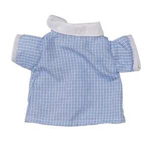 蓝色婴儿布定制标志填充婴儿t恤搞笑毛绒衬衫