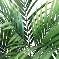 Palmiers artificiels d'extérieur de haute qualité, faux palmiers décoratifs verts, simulation d'arbre de table, petite taille, plante de palmier artificielle pour aménagement paysager