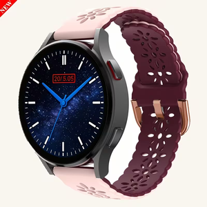 Bracelet de montre de remplacement avec boucle en or rose de 20 mm, pour <span class=keywords><strong>Huawei</strong></span> <span class=keywords><strong>GT</strong></span> 2/<span class=keywords><strong>3</strong></span>/4 42 mm, GT3 Pro 43 mm, bracelets, accessoires pour montre connectée - Product Image 2