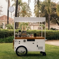 Distributeur de boissons en bois de luxe personnalisé, écologique, pour fêtes, bière, boissons froides, machine à eau gazeuse, design élégant et détachable
