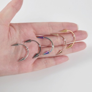 Venta al por Mayor de Joyería Dental Punk, Piercing Helix, Dientes de Zombie, CBB <span class=keywords><strong>Huya</strong></span>, Dientes de Vampiro, Acero Inoxidable Quirúrgico para Labios - Product Image 4