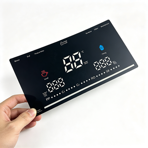 Panel de Control Personalizado OEM para Purificador de Agua, Membrana Adhesiva Impresa de PVC/PET para Pantalla de Filtro TDS - Product Image 1