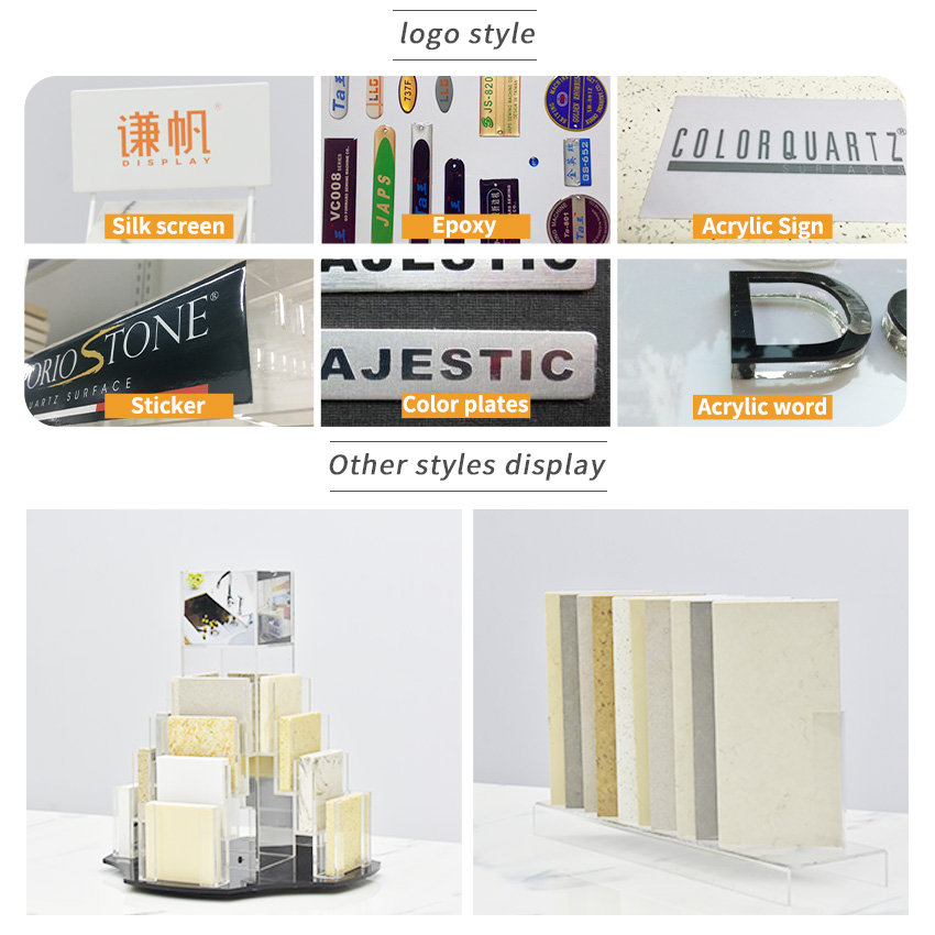 High Quality Sample Granite Table Top Acrylic Ceramic Countertop Marble Desk Rack Quartz And Stone Tile Display Stand Rack