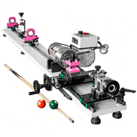 Machine de réparation de queues de billard et de snooker de qualité supérieure pour usage professionnel, dotée d'un double mandrin
