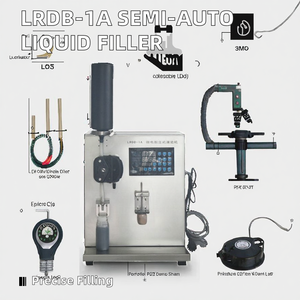 LRDB-1A Single Nozzle Peristaltic Pump Liquid Filling Machine Semi-Automatic UV Gel Nail Polish <b>Mascara</b> Glue UV Nail Polish - Product Image 2