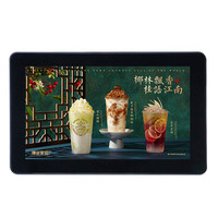 Écran LCD mural intérieur de 10.1 pouces Android WiFi Digital Signage Affichage publicitaire
