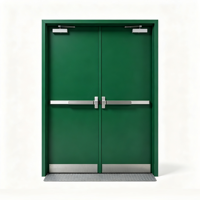 Barre de panique en acier inoxydable commercial pour porte coupe-feu homologuée, pour hôtels et cuisines, utilisation extérieure