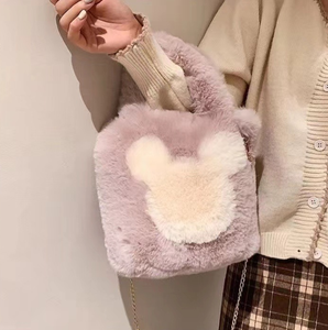 Nouveau sac à main pour femme le plus vendu, sac à bandoulière en chaîne, sac à main en peluche polyvalent, sac à main texturé, simple et tendance - Product Image 3