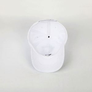 Customized Professional 6 Panel Adult Unisex Unstructured White Quick Dry Polyester Embroidery Hoop and Loop Baseball <b>Hat</b> - Product Image 6