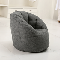Lin coloré Maroc Siège sac de haricot moderne citrouille canapé chaise